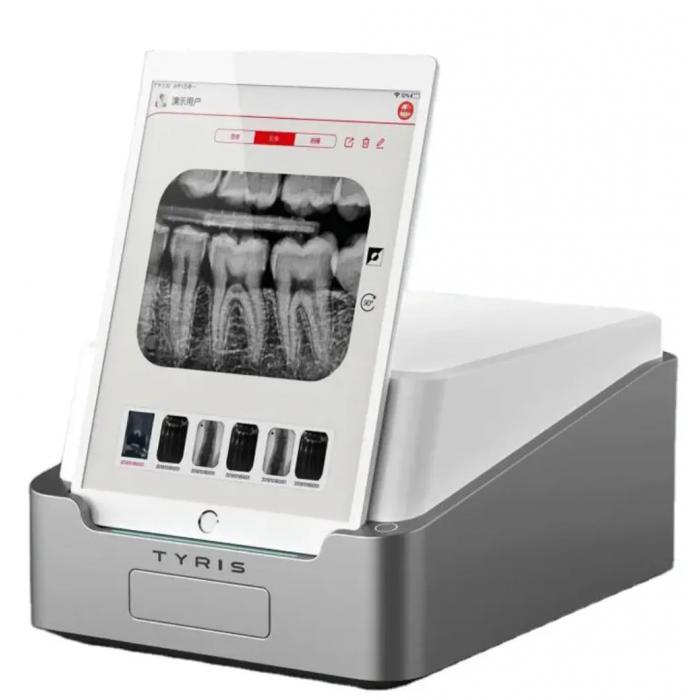 TYRIS TR310 speicherfolienscanner zahnarzt mit Pad und speicherfolie zahnfilm