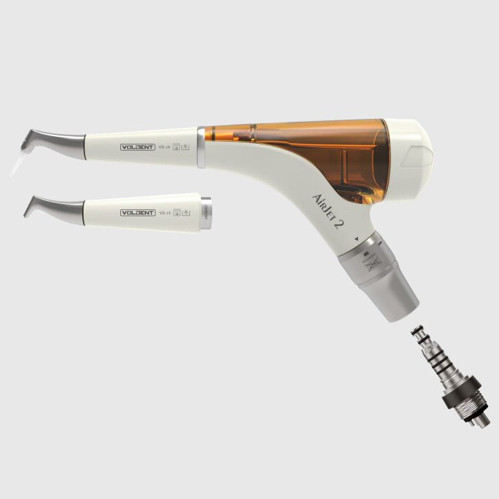 VolDent AirJet2S dentale airflow pulver (supragingival + supragingivales handstück)