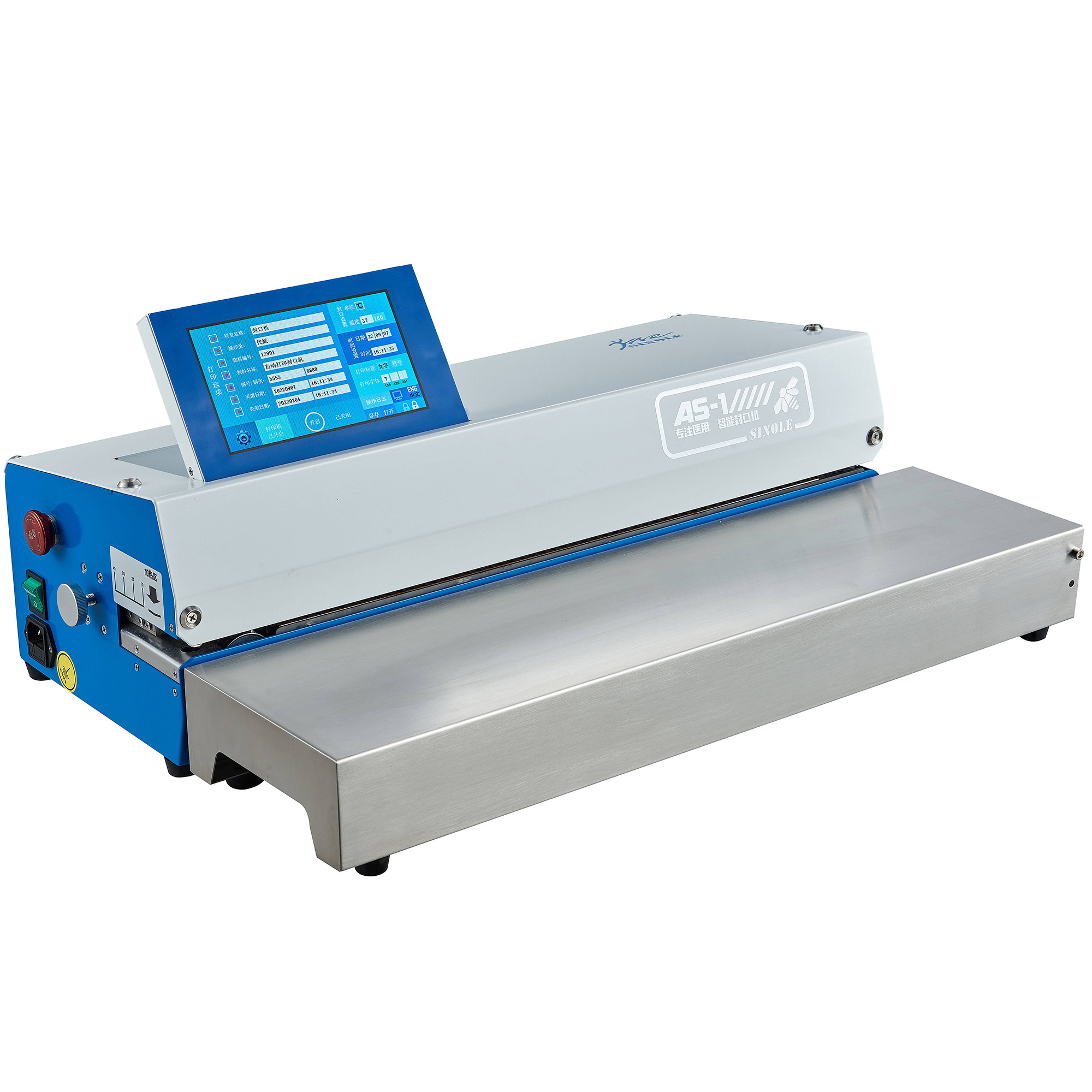 Simple AS-1 automatische dental heißsiegelmaschine mit schneidefunktion
