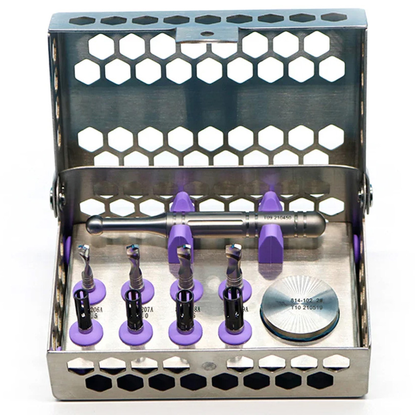 Dentales Knochensammler- und Frässet, Knochenchip-Maker mit Stopper