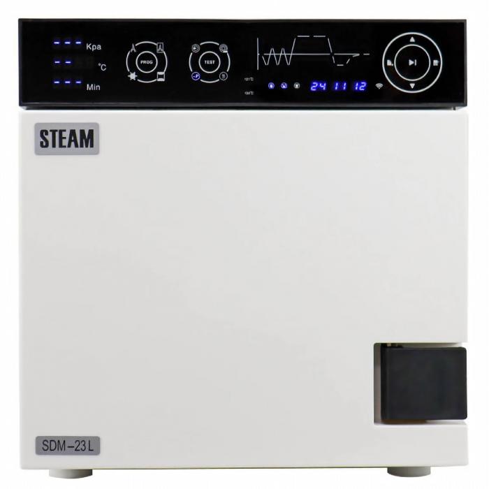 SDM 18L/23L autoklav sterilisator klasse b tischgerät mit drucker