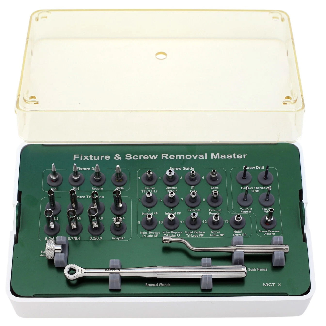 Master-Kit zur Implantat- und Schraubenentfernung MCT FSRK-02 Bohrschablonenentferner