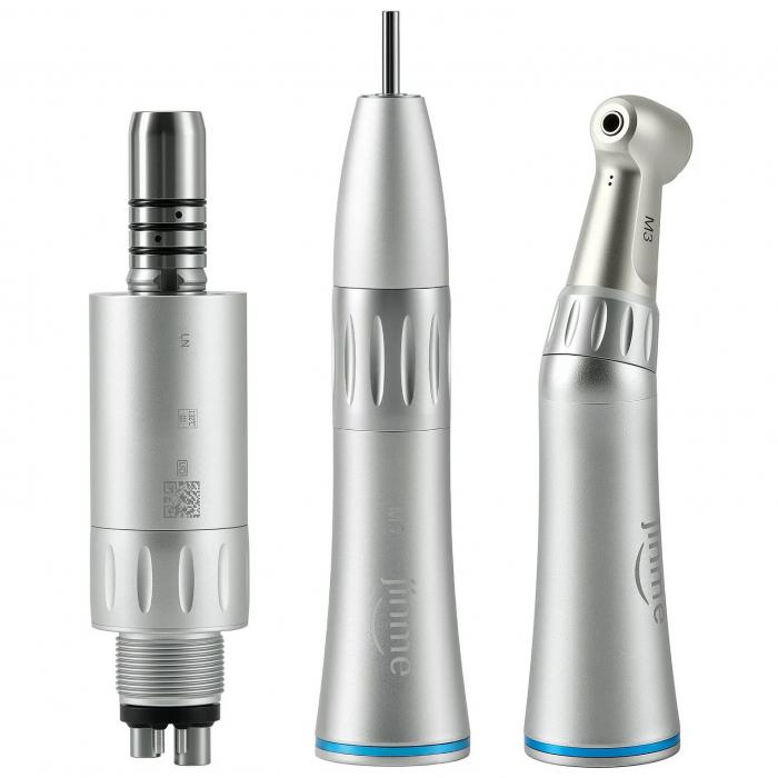 Jinme M3 Niedriggeschwindigkeits Handstück Set (Winkelstück + gerades Handstück + Luftmotor)