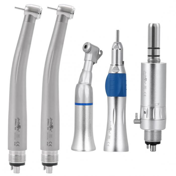 Dental Hoch- und Niedriggeschwindigkeits Handstück Set, 4-Loch