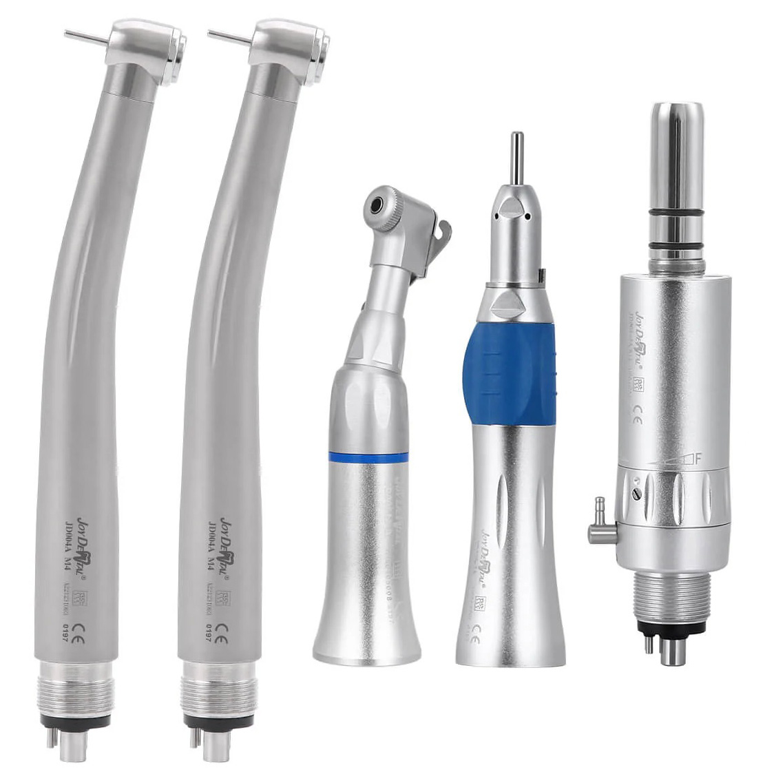 Dental Hoch- und Niedriggeschwindigkeits Handstück Set, 4-Loch
