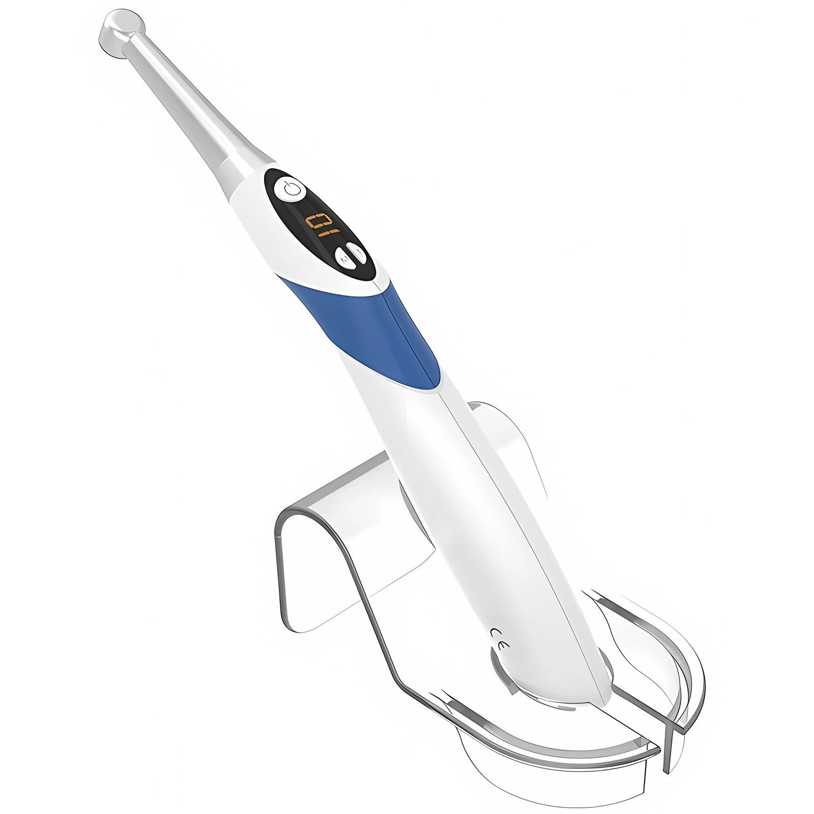 Kabellose LED-Polymerisationslampe Dental – 1 Sekunde Aushärtung