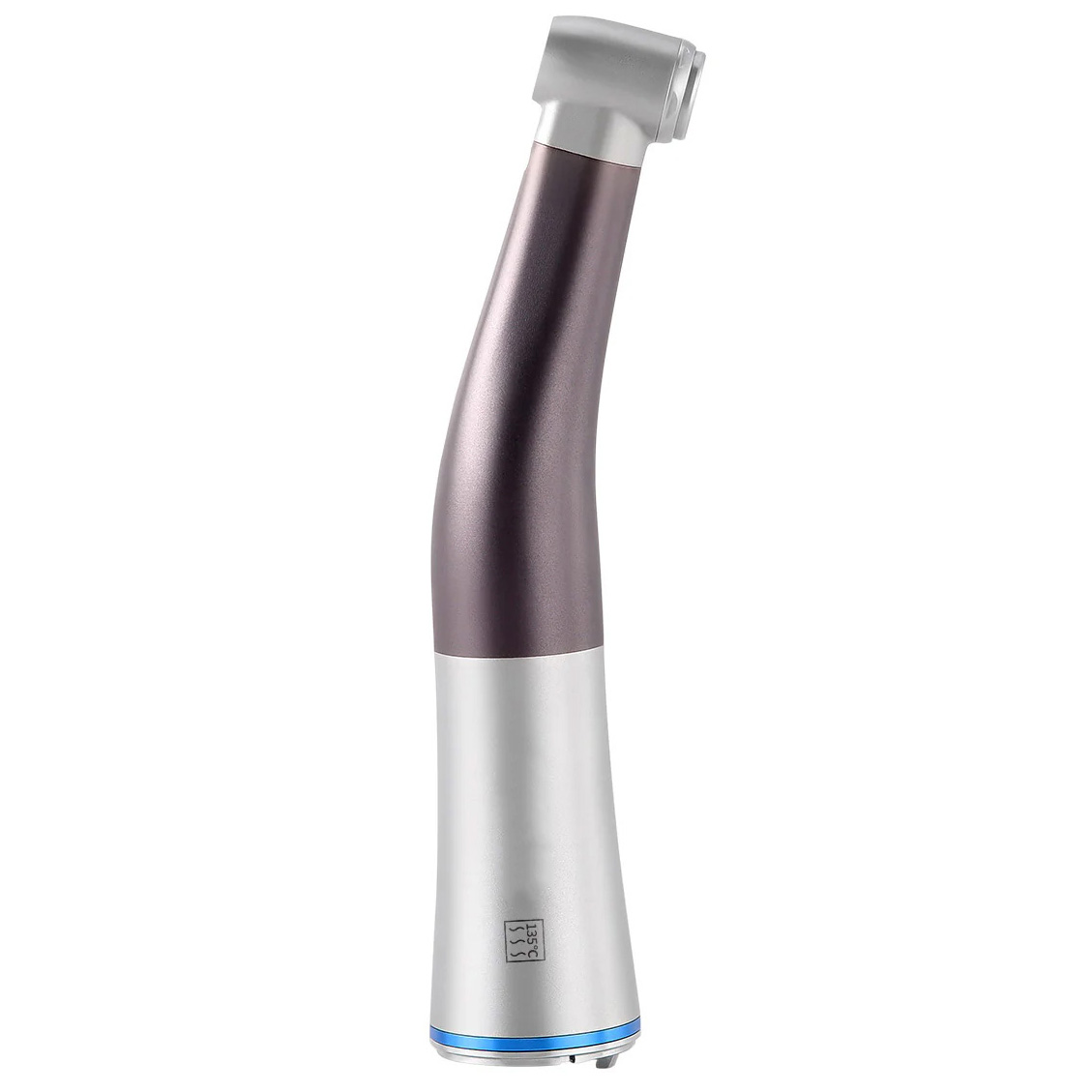 Dental 1:1 Fiberoptik-LED Blau Winkelstück mit Innenwasser