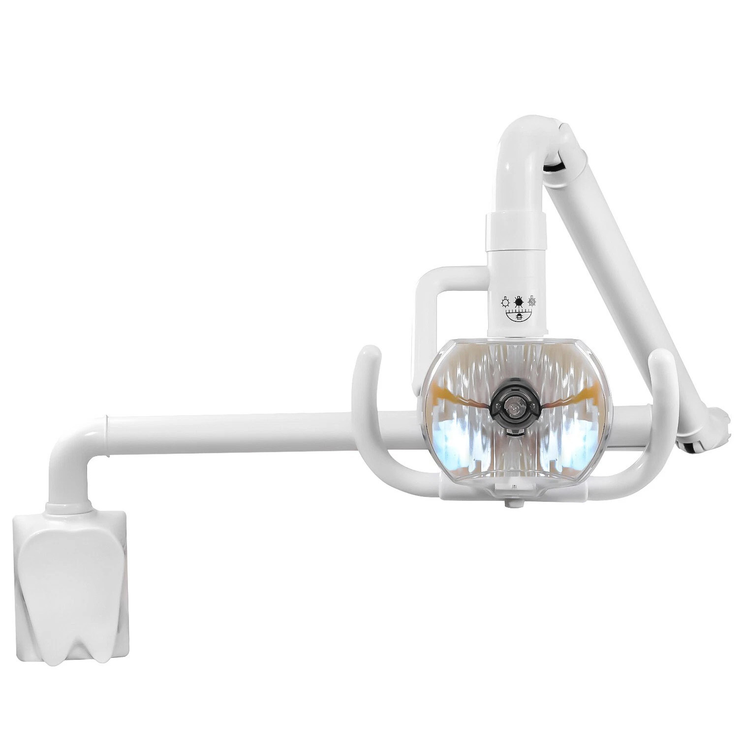 50W Dentalleuchte zur Wandmontage, Kaltlicht/Schattenfreie OP-Untersuchungsleuchte