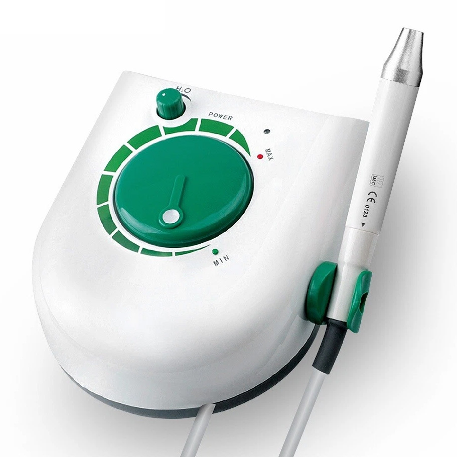 Vrn K08AL Dental-Ultraschallscaler mit abnehmbarem LED-Handstück und G1-, G2-, G4- und P1-Aufsätzen