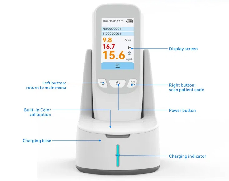 Lucky L11T Transkutane Bilirubin Messgerät, Jaundice Meter