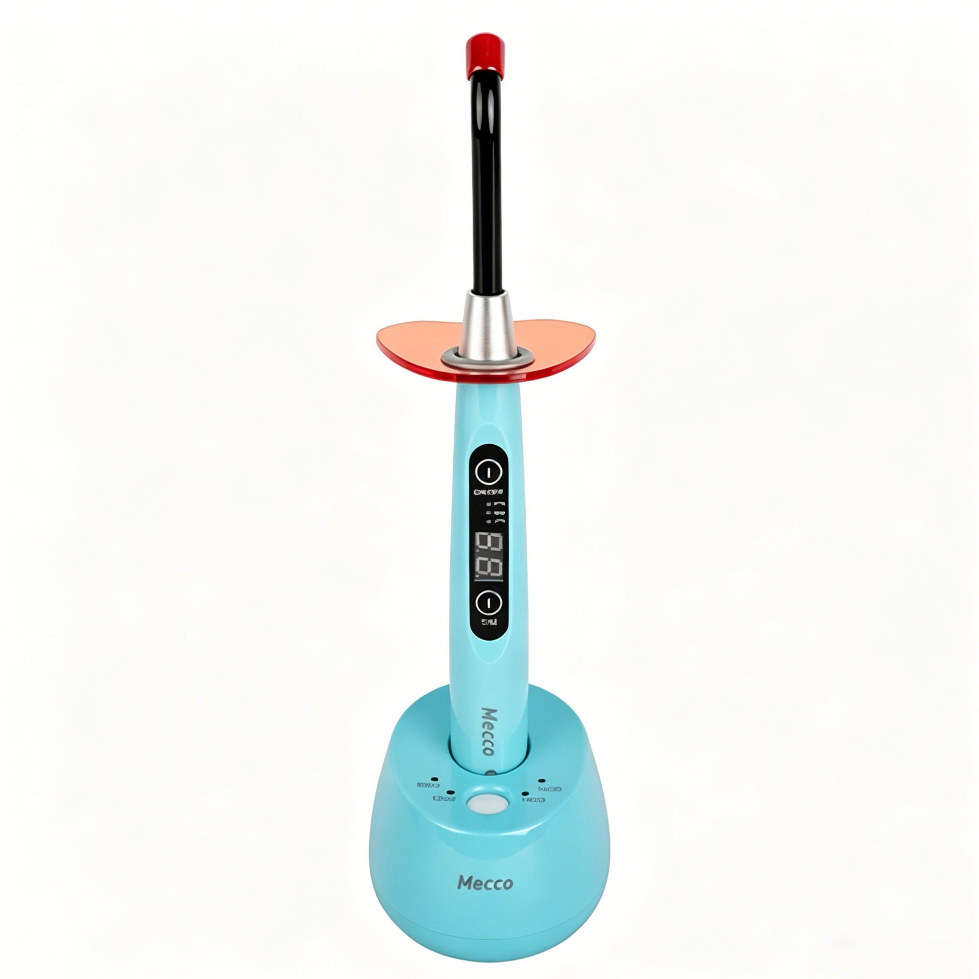 Mecco Q5 LED-Polymerisationslampe Dental (max. 1600 mW/cm²) mit integriertem Radiometer
