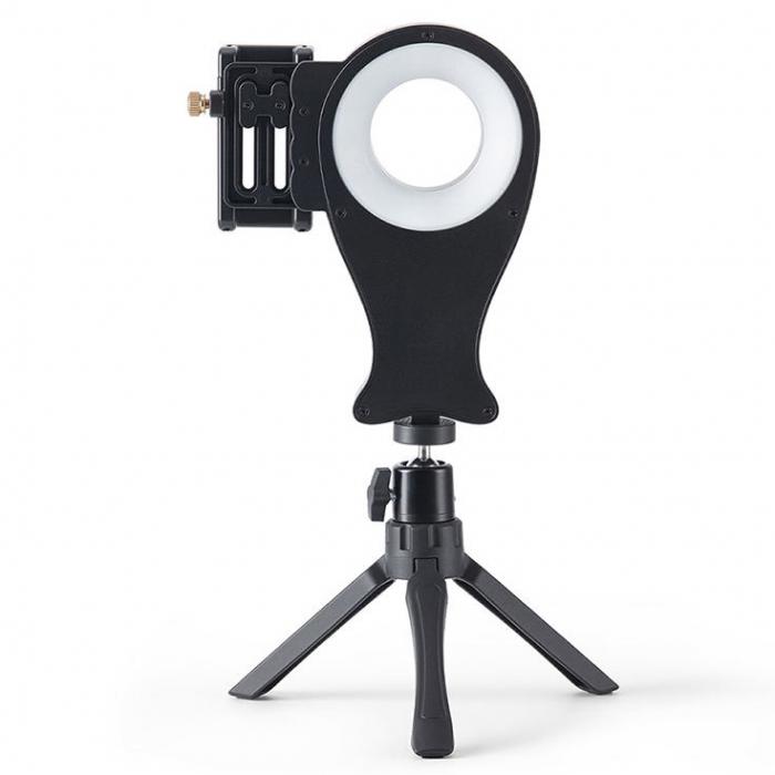 LED-Ringleuchten für Dentalfotografie mit 3 Farbtemperaturmodi