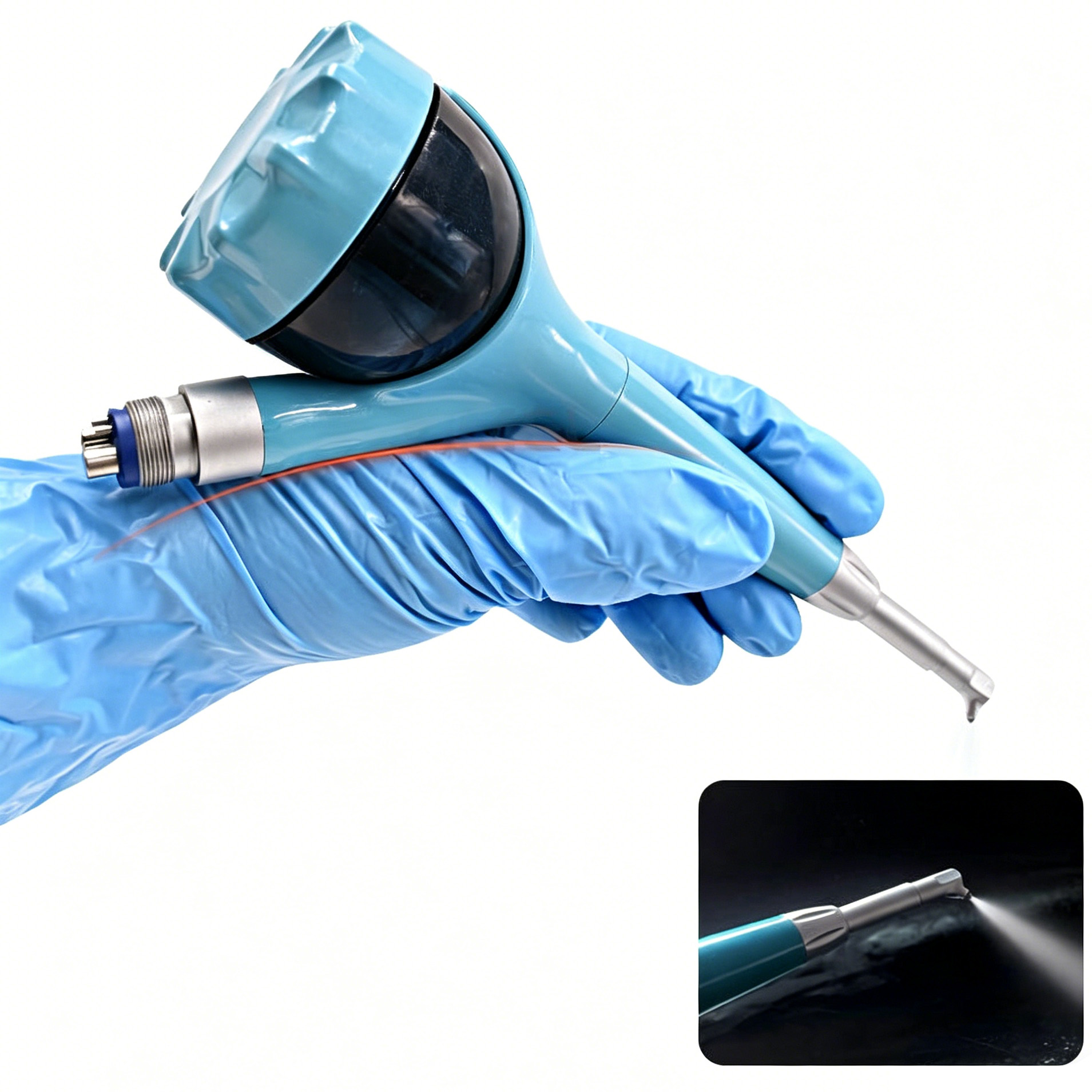 3H T7 Dental Pulverstrahlgerät Airflow Prophylaxe Handstück (Supragingival + Subgingival )