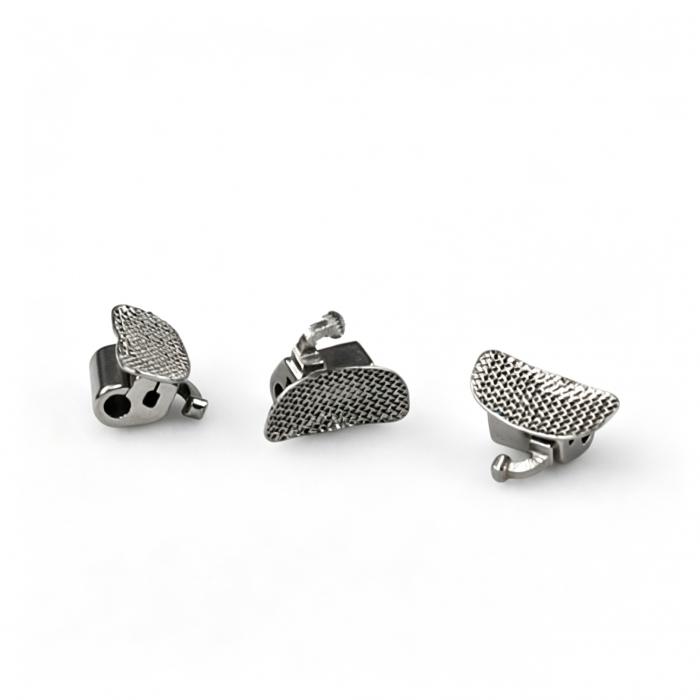 20 Stück/Packung dentale kieferorthopädische Mini‑Bracket mit sphärischer Netzfußbasis