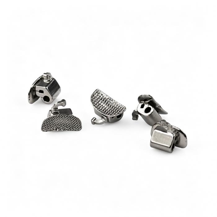 20 Stück/Packung dentale kieferorthopädische Bracket (gleitend) mit sphärischer Netzbasis für MBT‑Technik