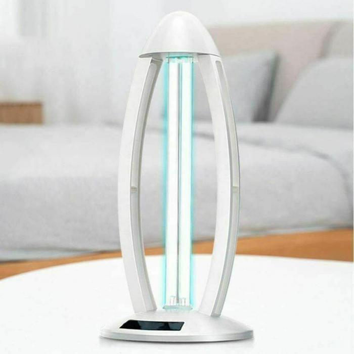 UV‑Ozon‑Sterilisationslampe (keimtötende Ultraviolettlampe) mit dreistufiger Zeitschaltuhr und Fernbedienung für den Haushalt