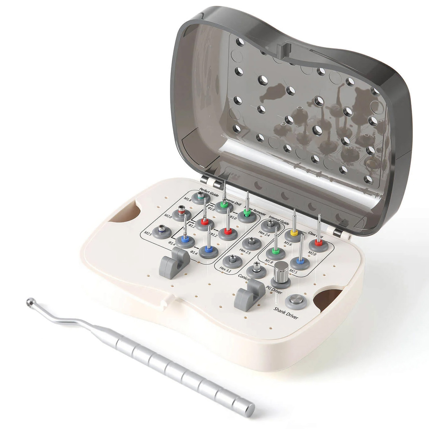 HLY Dental Universelles Extraktionsset für Abgebrochene Schrauben