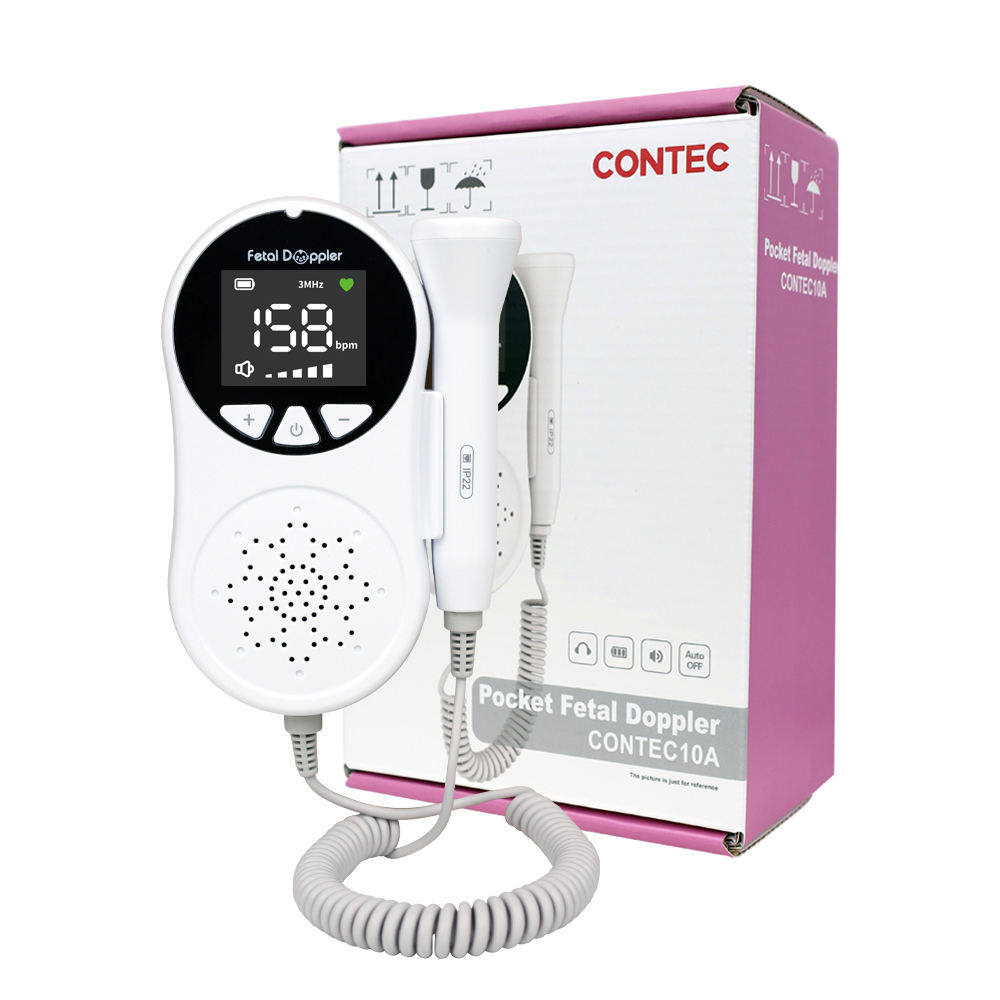 CONTEC 10A(LED) Fötus herzfrequenz-detektor / Herzschlag Gerät Baby