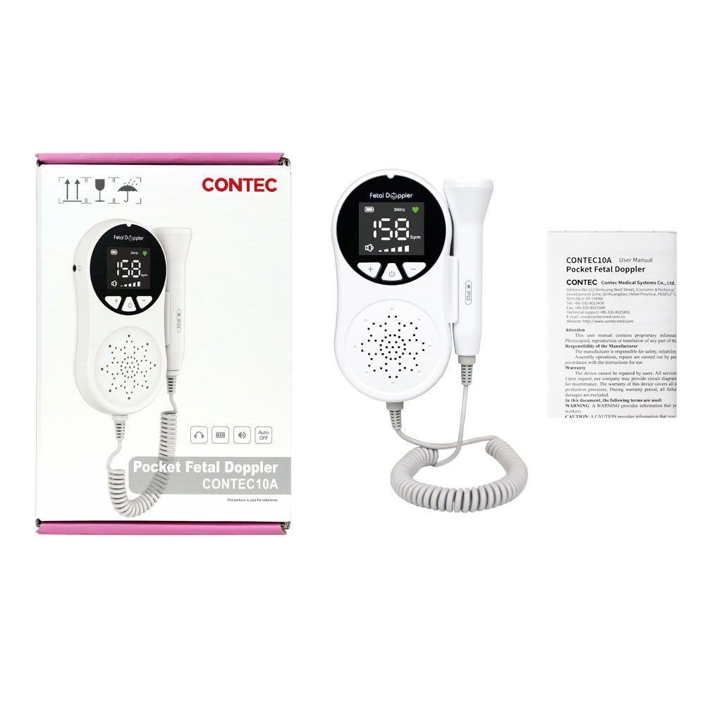 CONTEC 10A(LED) Fötus herzfrequenz-detektor / Herzschlag Gerät Baby