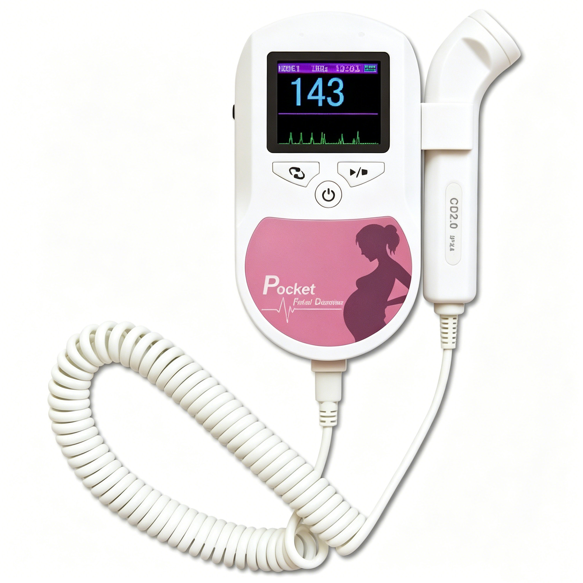 CONTEC Sonoline C2 Fötus herzfrequenz-detektor / Herzschlag Gerät Baby