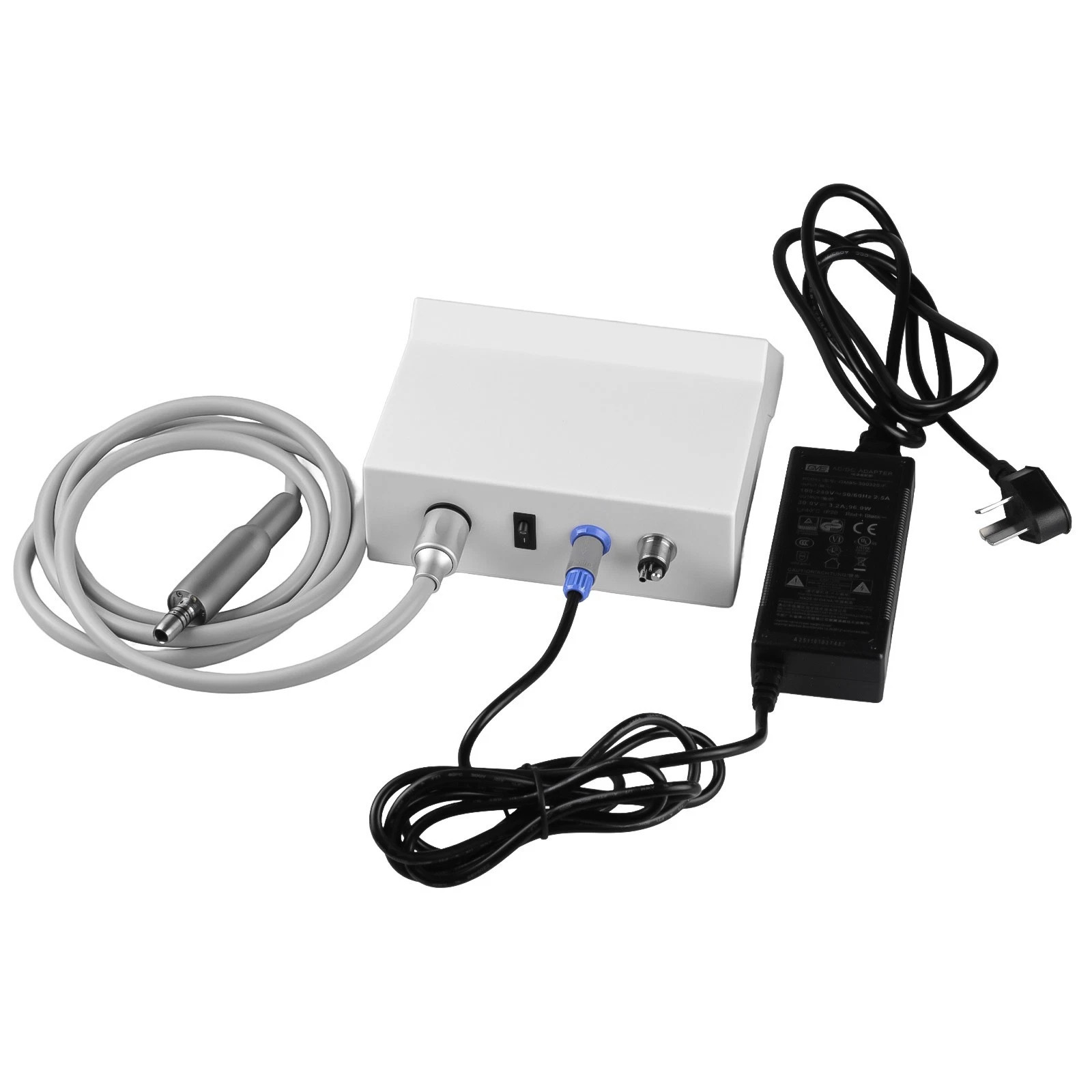 Zahnärztlicher bürstenloser elektrischer Mikromotor mit LED, 2000-40.000 U/min, 4-Loch-Anschluss