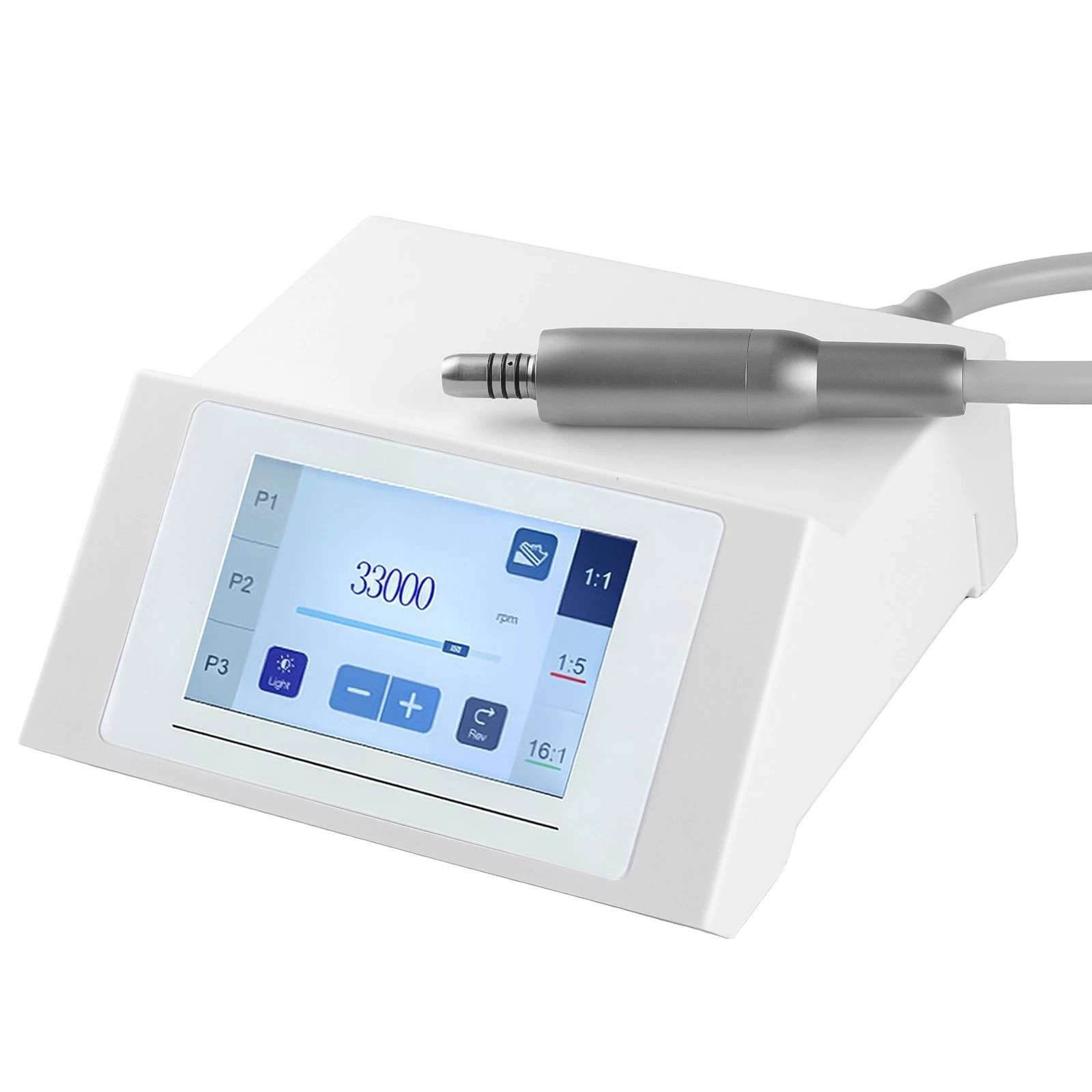 Bürstenloser Motor für Zahnrestaurationen (Touchscreen, 4-Loch-Anschluss, einstellbare Drehzahl)