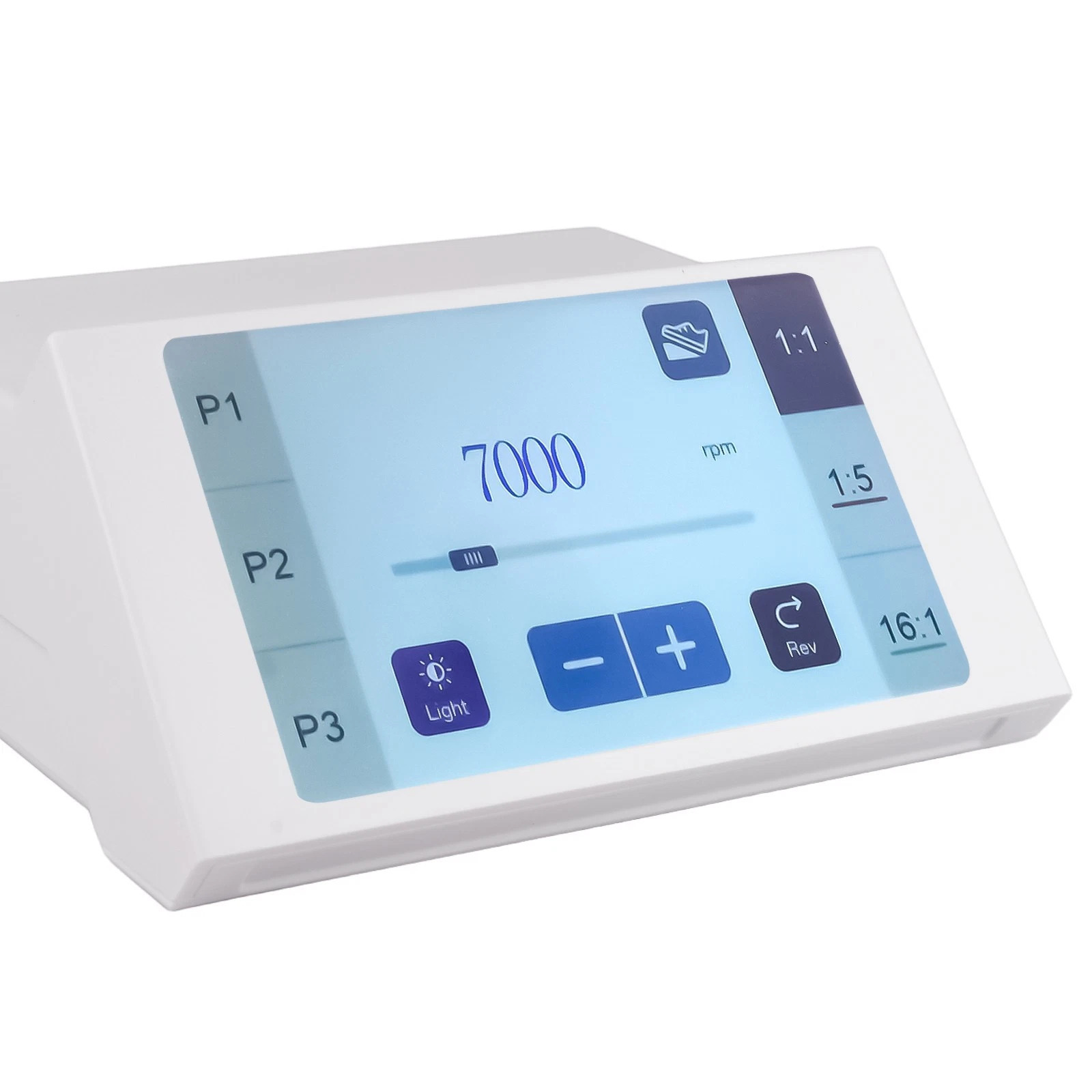 Bürstenloser Motor für Zahnrestaurationen (Touchscreen, 4-Loch-Anschluss, einstellbare Drehzahl)