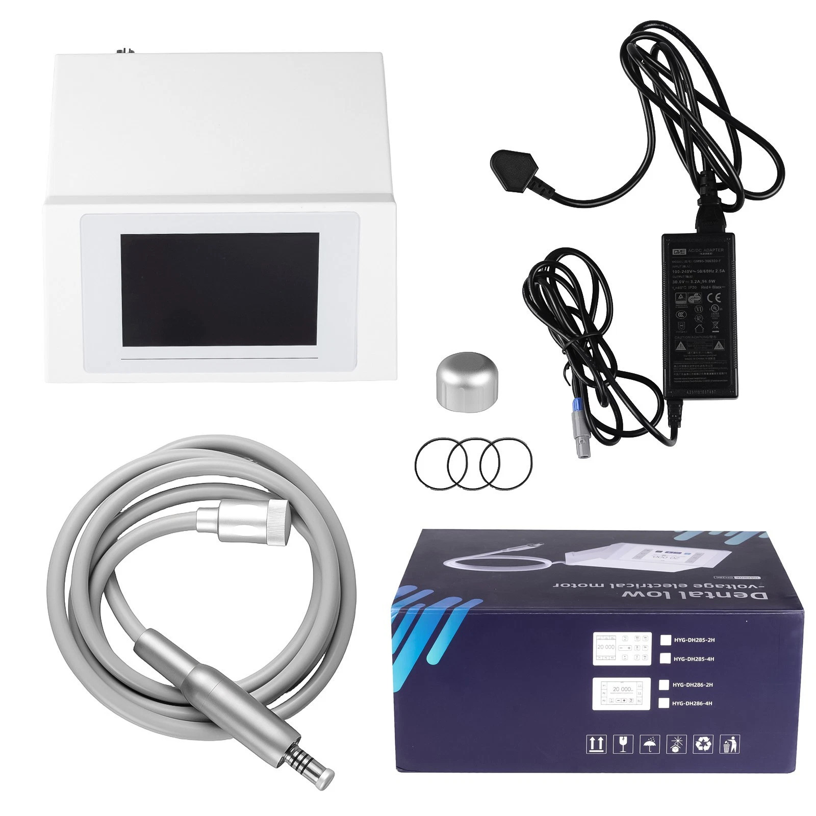 Bürstenloser Motor für Zahnrestaurationen (Touchscreen, 4-Loch-Anschluss, einstellbare Drehzahl)