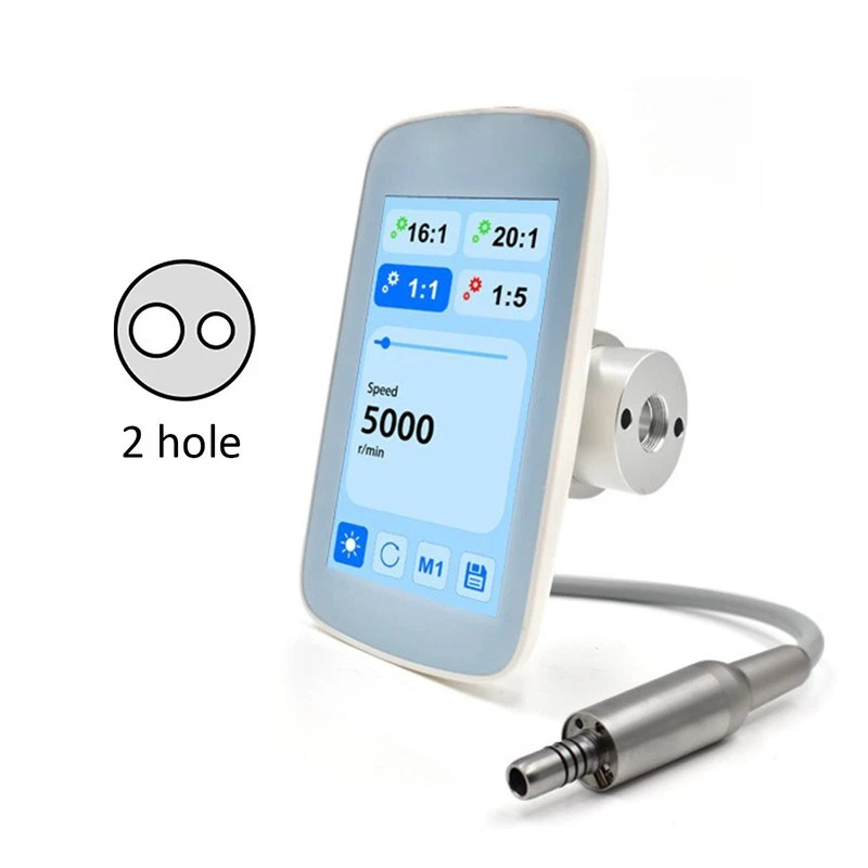 Zahnärztlicher Einbau-Mikromotor mit bürstenlosem Motor, Touchscreen und LED-Beleuchtung