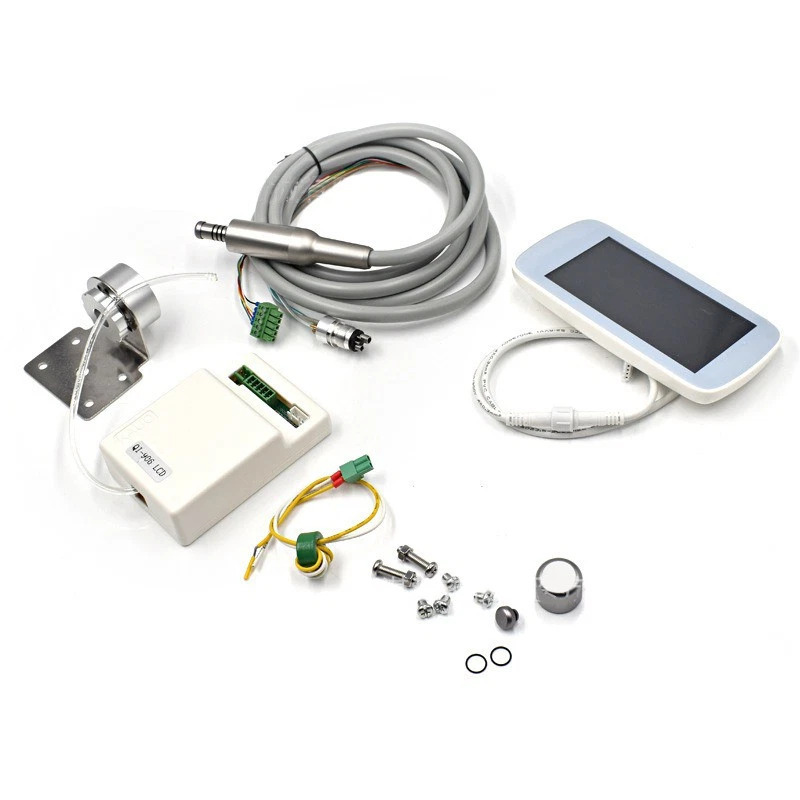 Zahnärztlicher Einbau-Mikromotor mit bürstenlosem Motor, Touchscreen und LED-Beleuchtung
