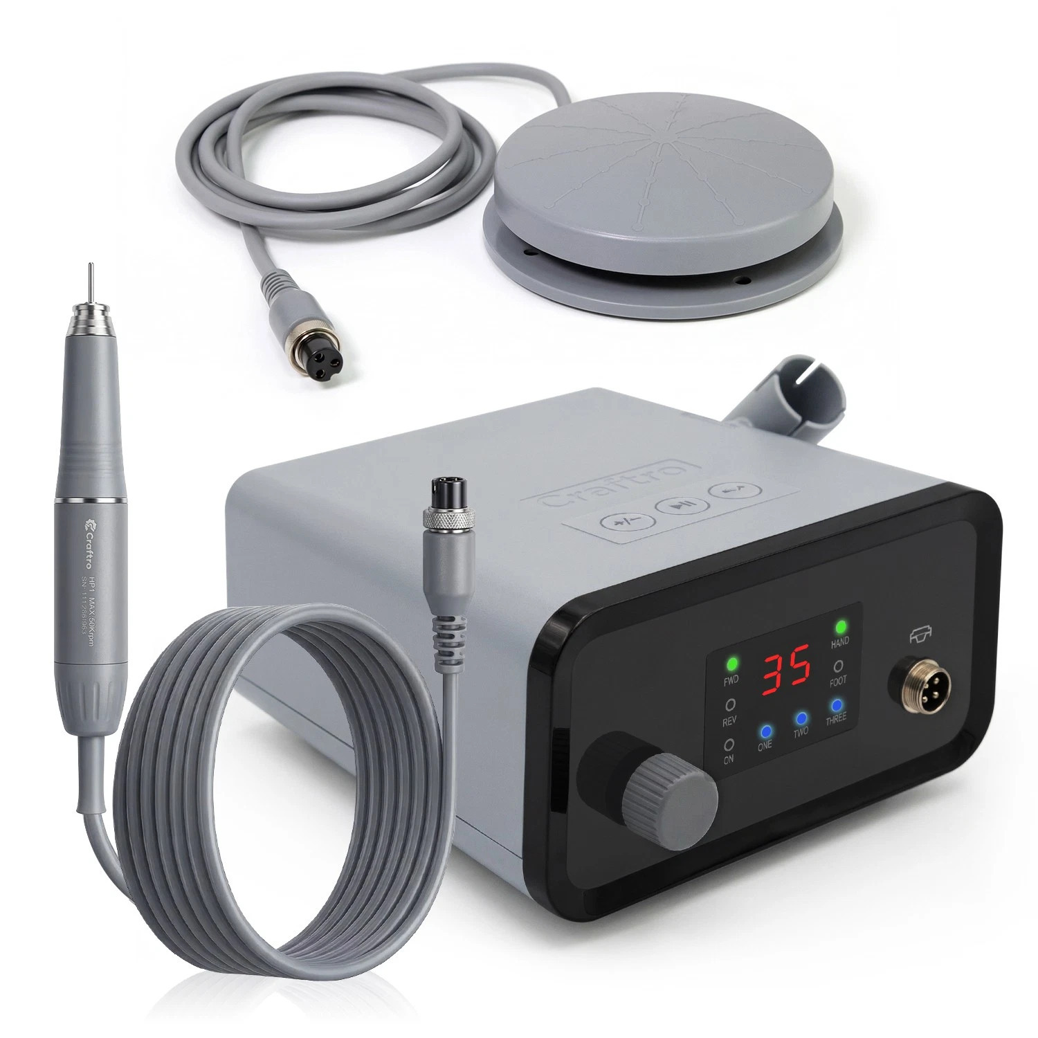 Craftro VK-MM2 Dentallabor Elektrischer Mikromotor mit 50.000 U/min Handstück