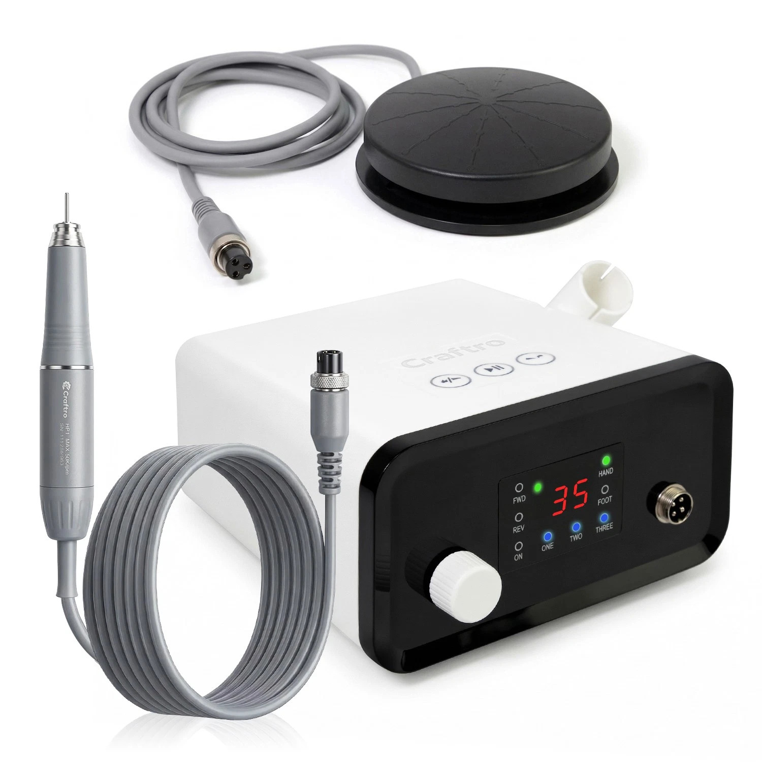 Craftro VK-MM2 Dentallabor Elektrischer Mikromotor mit 50.000 U/min Handstück