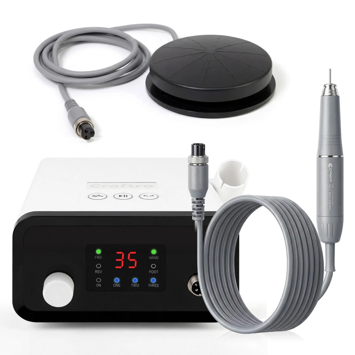 Craftro VK-MM2 Dentallabor Elektrischer Mikromotor mit 50.000 U/min Handstück