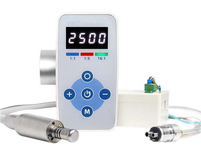 Elektrischer LED-Mikromotor für den zahnärztlichen Einbau, mit bürstenlosem Motor