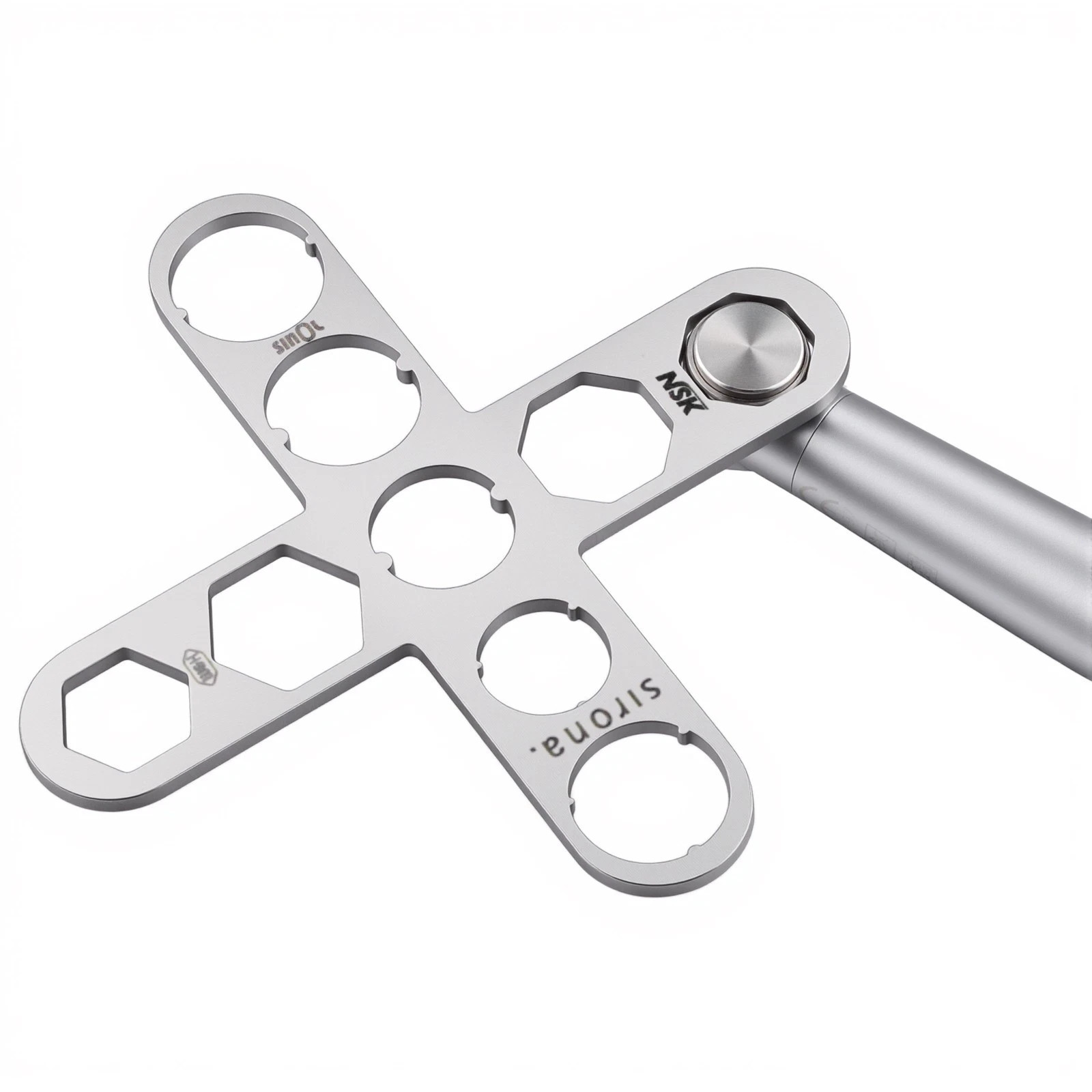 Werkzeug zum Öffnen der hinteren Kappe von Dental-Turbinenhandstücken