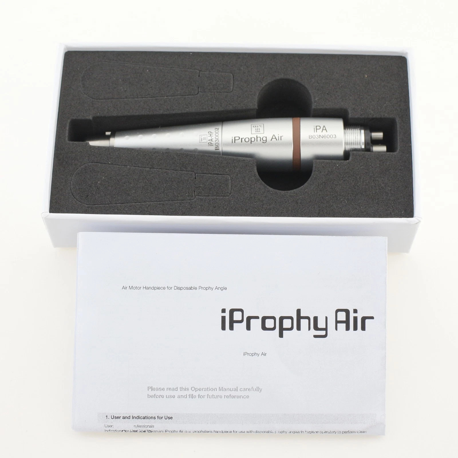 iProphy Air Dental Prophylaxe-Handstück (iPA-Handstückkopf + iPA-Motor, 4-Loch-Anschluss)