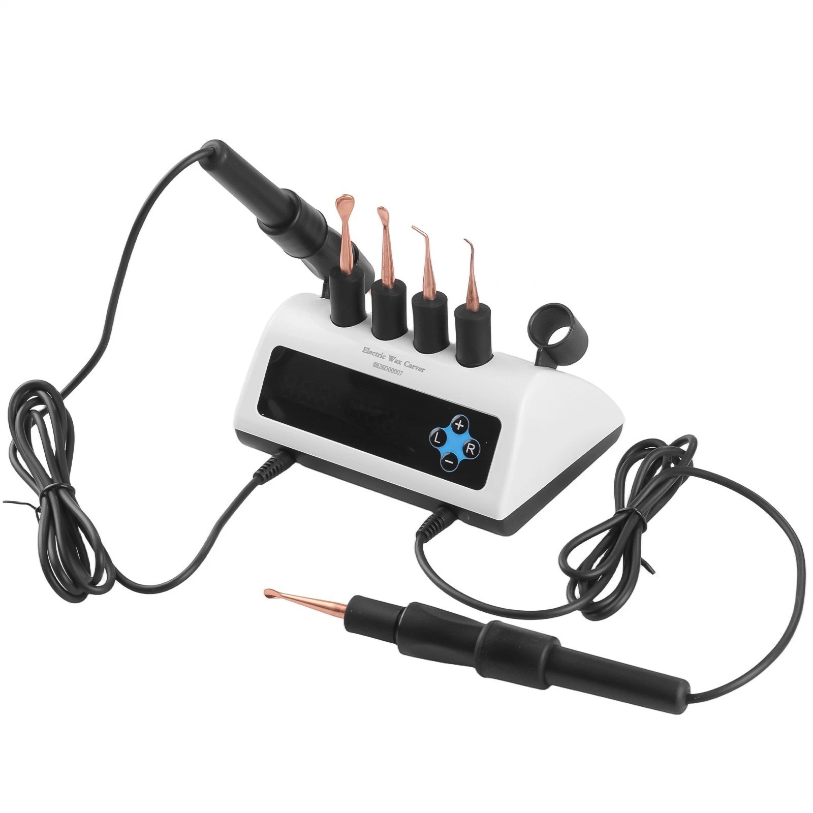 Elektrisches Dental-Wachsmesser (Doppel-stift) mit 6 Wachsspitzen zum Modellieren und Formen