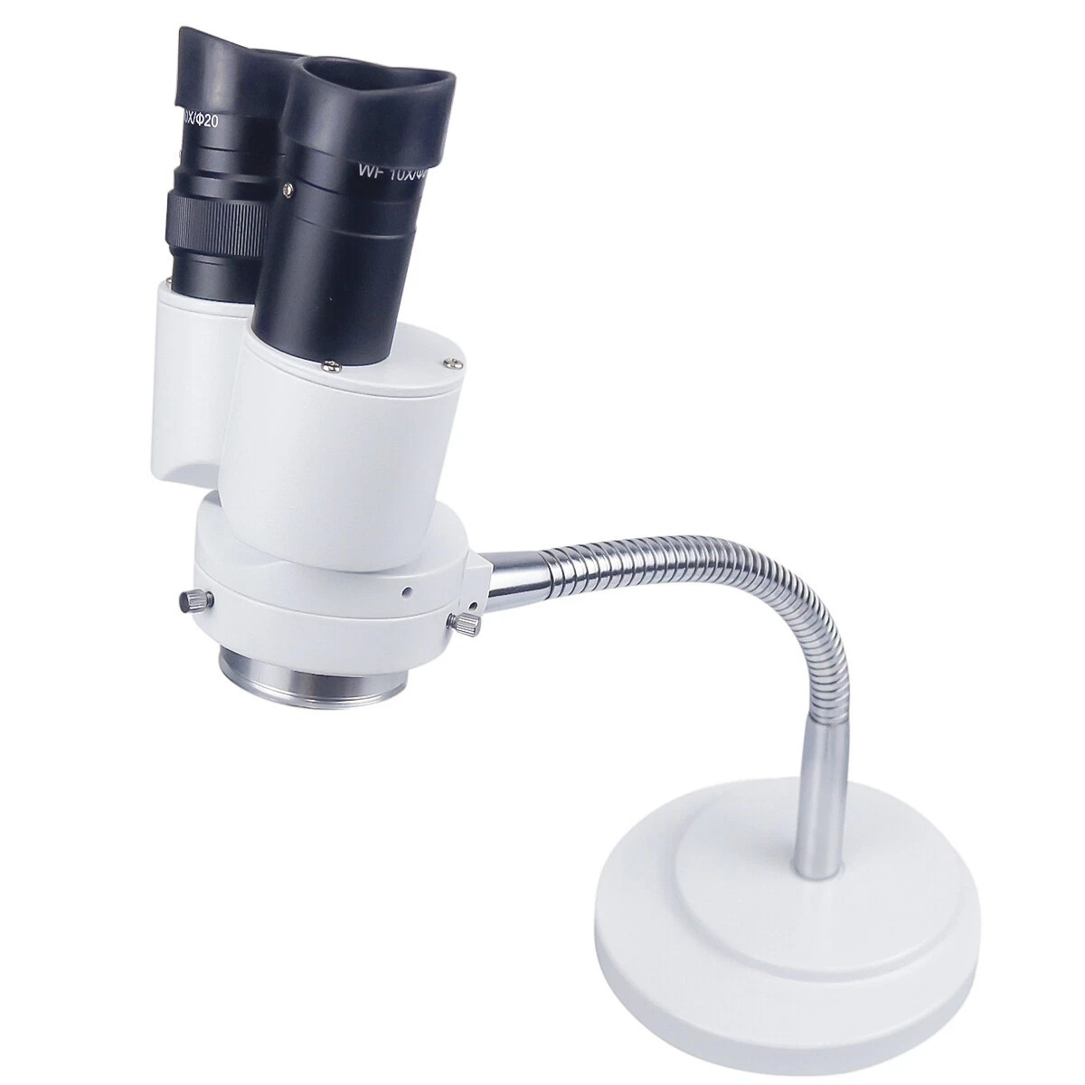 HAYEAR Binokulares Mikroskop mit 10-facher Vergrößerung für Dentallabore, ohne LED-Lampe