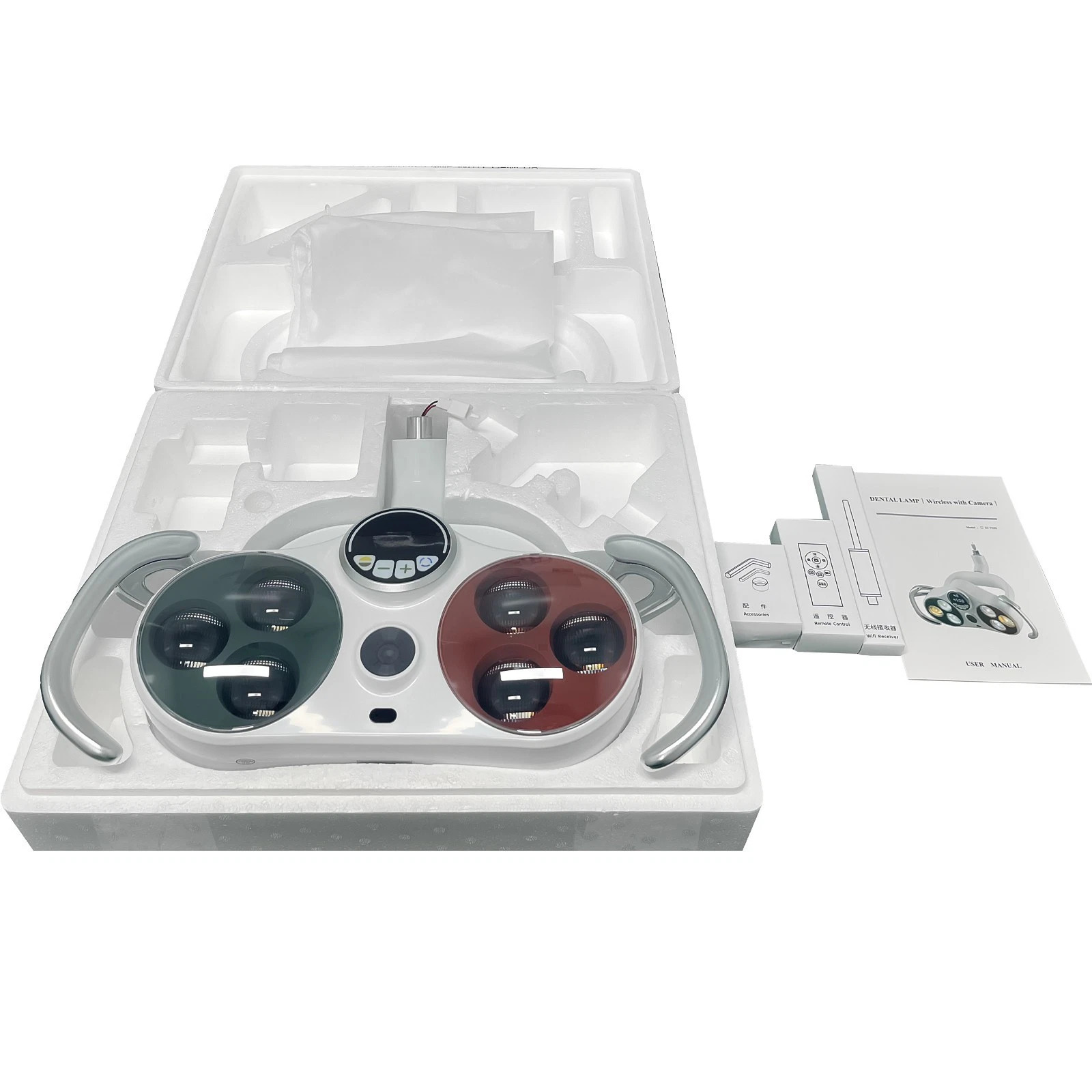 KWS KD-2036L-4 80W dental LED chirurgieleuchte mit Standfuß und integrierter drahtloser Kamera