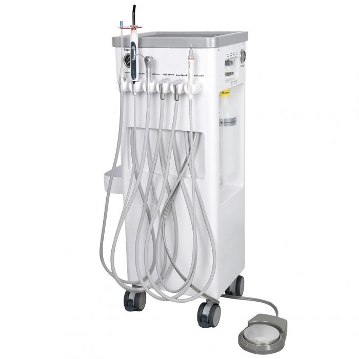 ANZHI AZ-202-2 Mobile behandlungseinheit mit Luftkompressor + Ultraschallscaler
