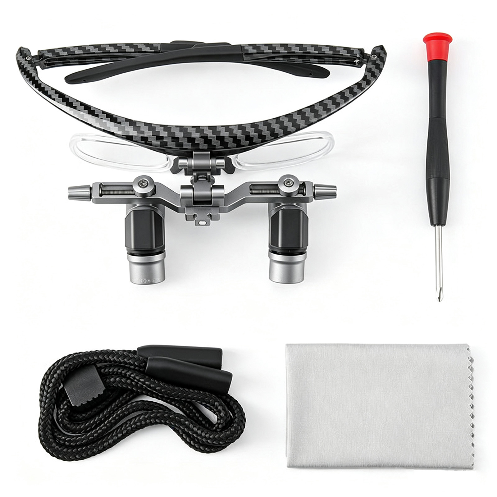 YUYO Ergo Dental Flip-up ergonomische Lupenbrille 3X/4X/5X/6X