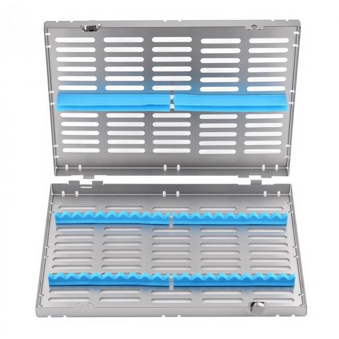 Instrumenten sterilisierkassette 280 x 205 x 32 mm (einzelne kassette für 20 instrumente)