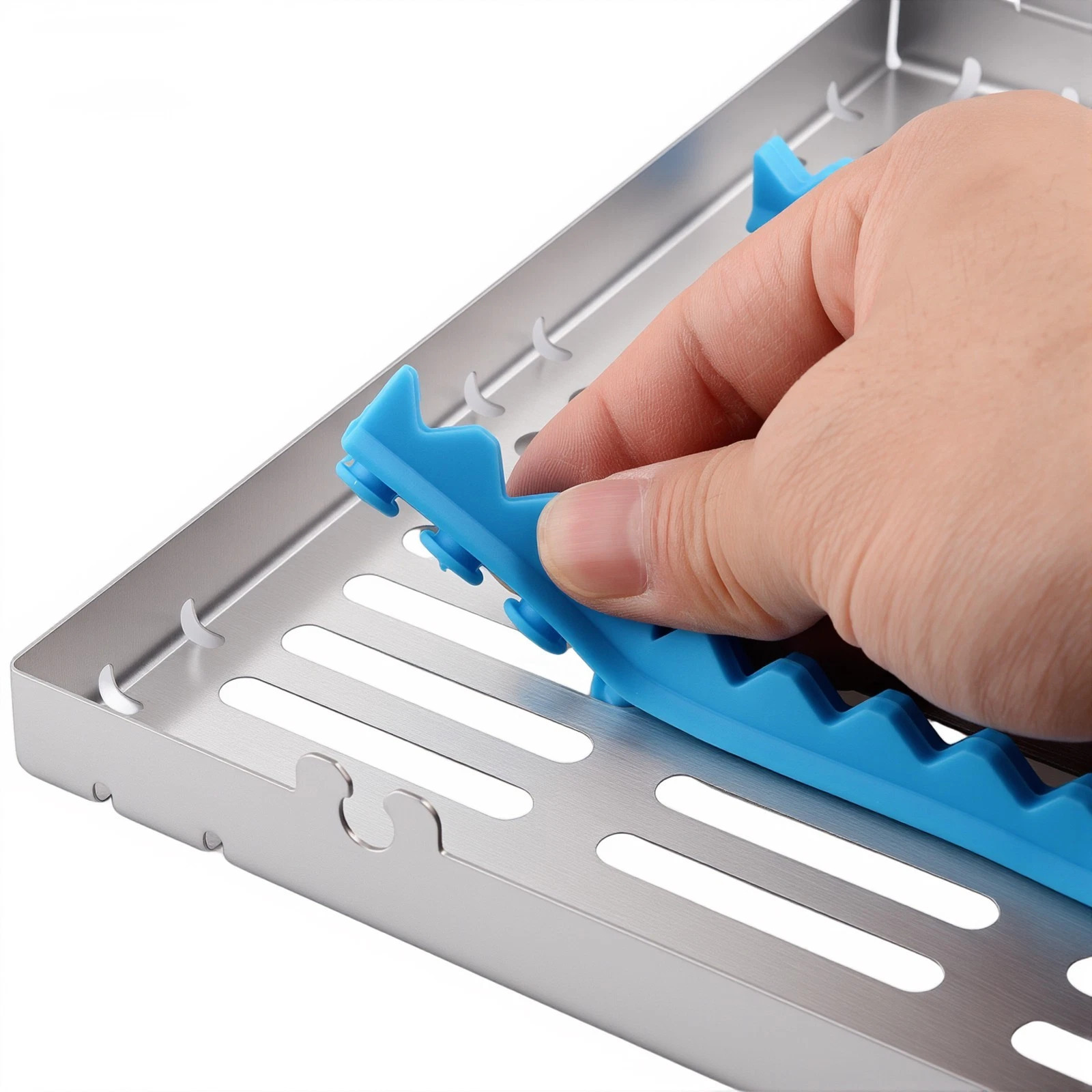 Instrumenten sterilisierkassette Typ A 280 x 205 x 32 mm (einzelne kassette für 20 instrumente)