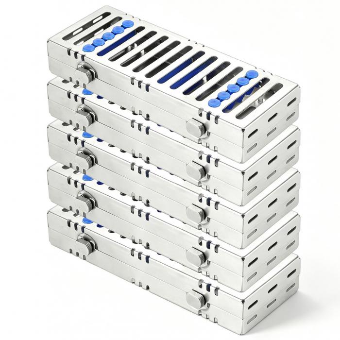 5-teiliger Instrumenten sterilisierkassette (einzelne kassette für 5 instrumente)
