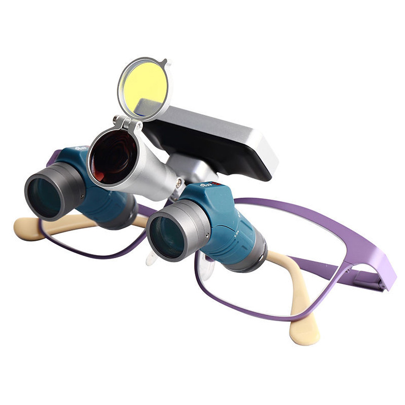 YUYO ET-2+WL-2-001-II 3,5x 5x 7x Zoom-Lupenbrille Zahnmedizin mit Licht Zahnarzt