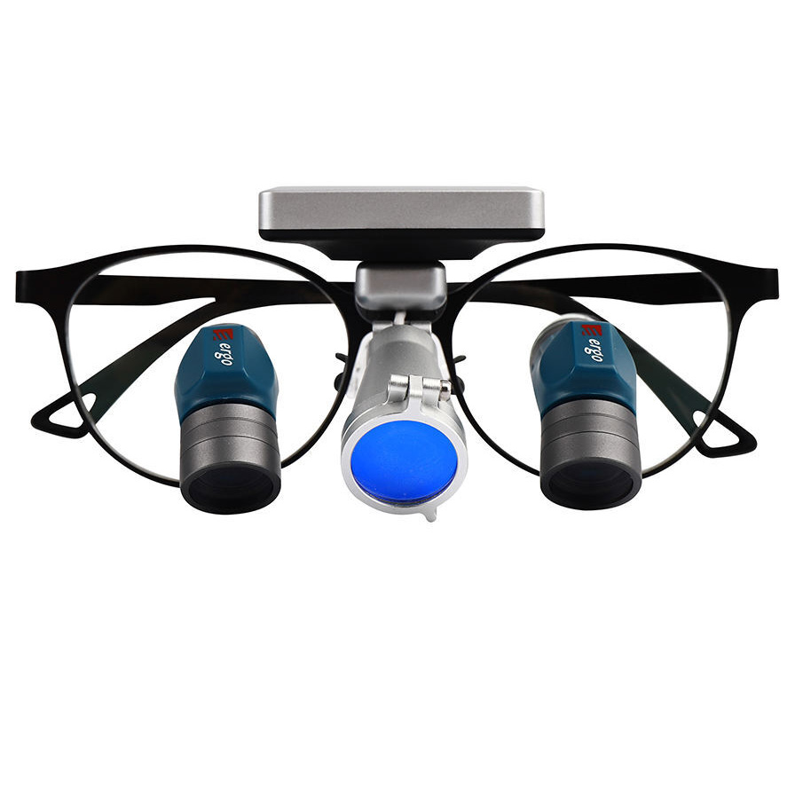 YUYO ET-2+WL-2-001-II 3,5x 5x 7x Zoom-Lupenbrille Zahnmedizin mit Licht Zahnarzt