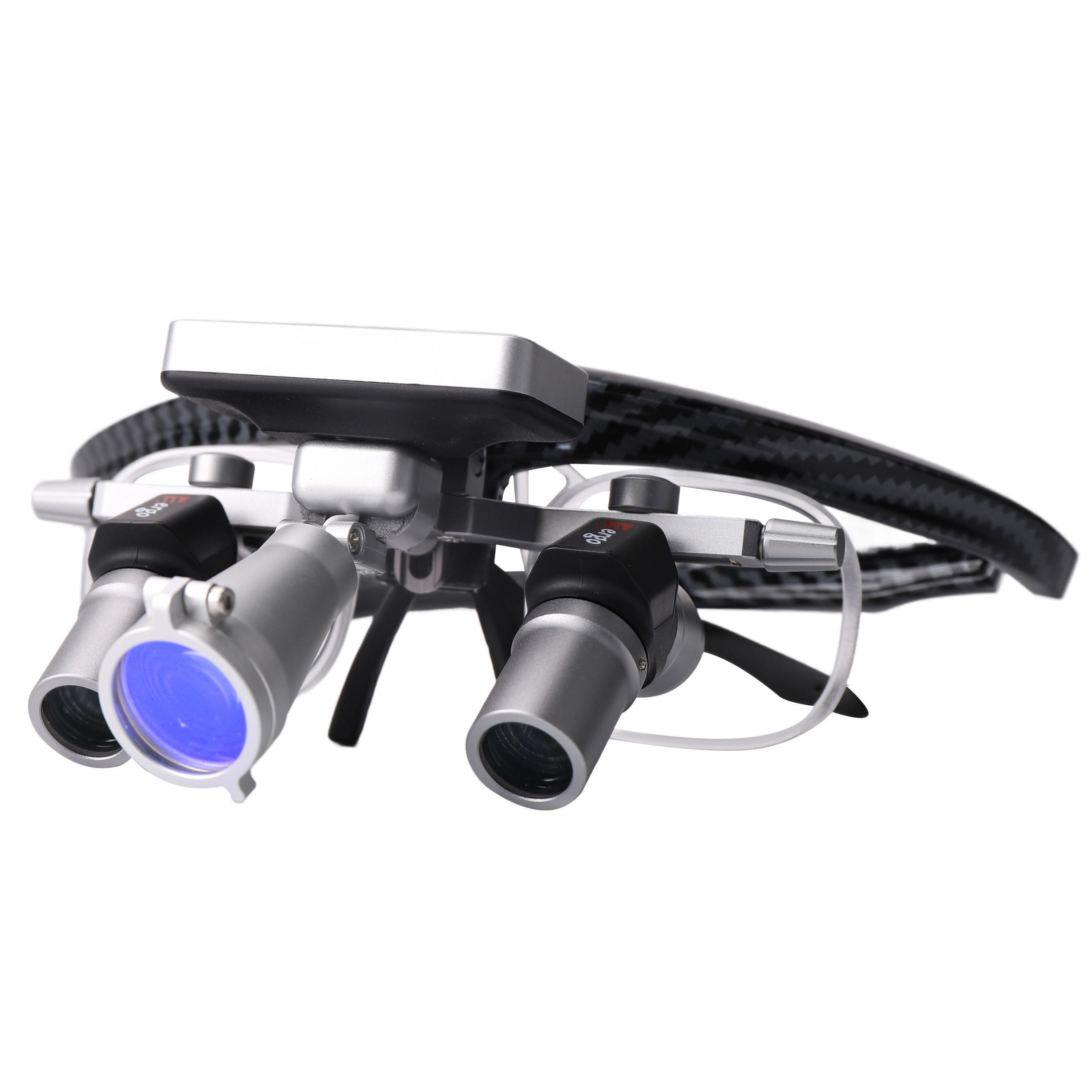 YUYO EL1+WL1 3X/4X/5X/6X Ergo Flip-up Lupenbrille mit kabellosem LED-licht