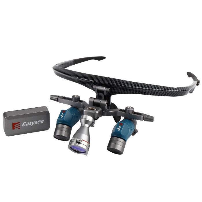 YUYO EL+WL-ii 3,5x 5x 7x Zoom Zahnarzt Flip-up Lupenbrillemit LED licht