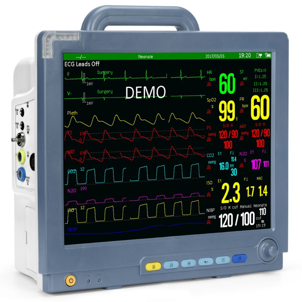 SINNOR SNP9000M 15'' Patientenmonitor mit Touchscreen und 8 Parametern