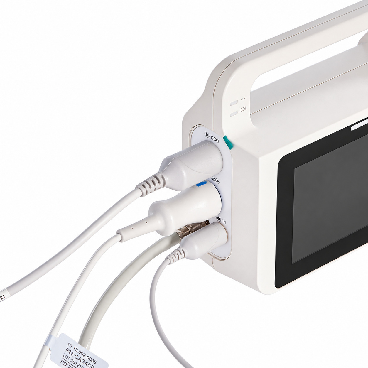 Zahnärztlicher Multiparameter-Patientenmonitor mit 5-Zoll-Touchscreen und 6-Parameter-Anzeige